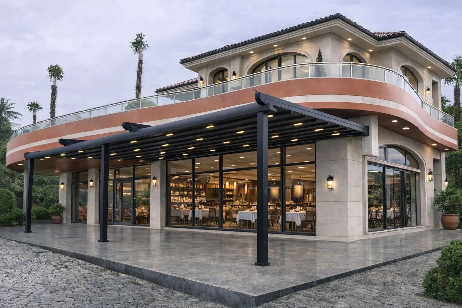 Pergola Uygulaması tamamlanmış uygulama fotoğrafı